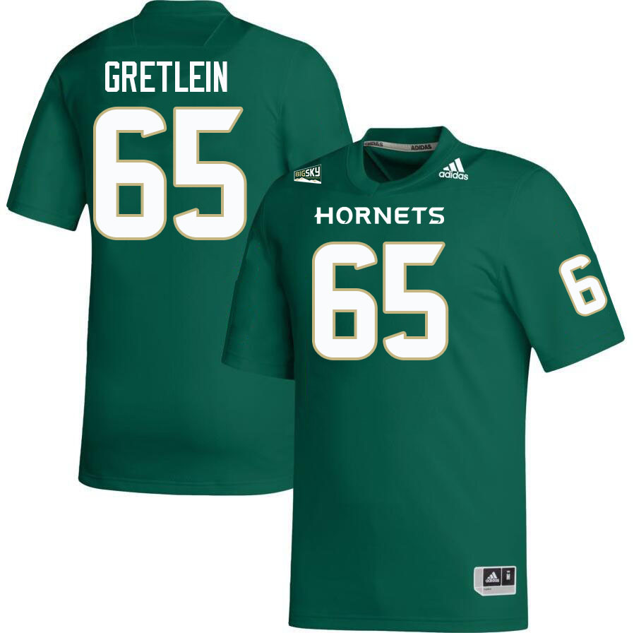 Sacramento State Hornets #65 Cade Gretlein College Football Jerseys Stitched Sale-Green